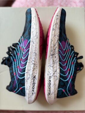 Nike Pegasus Turbo ZoomX Black Teal Pink - Men’s Size 9.5 – Barely Used!
